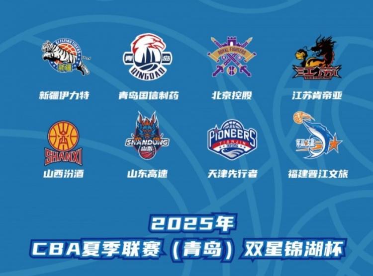 夏季联赛青岛站安排：新疆青岛同组 山西山东同组 30号决出冠军